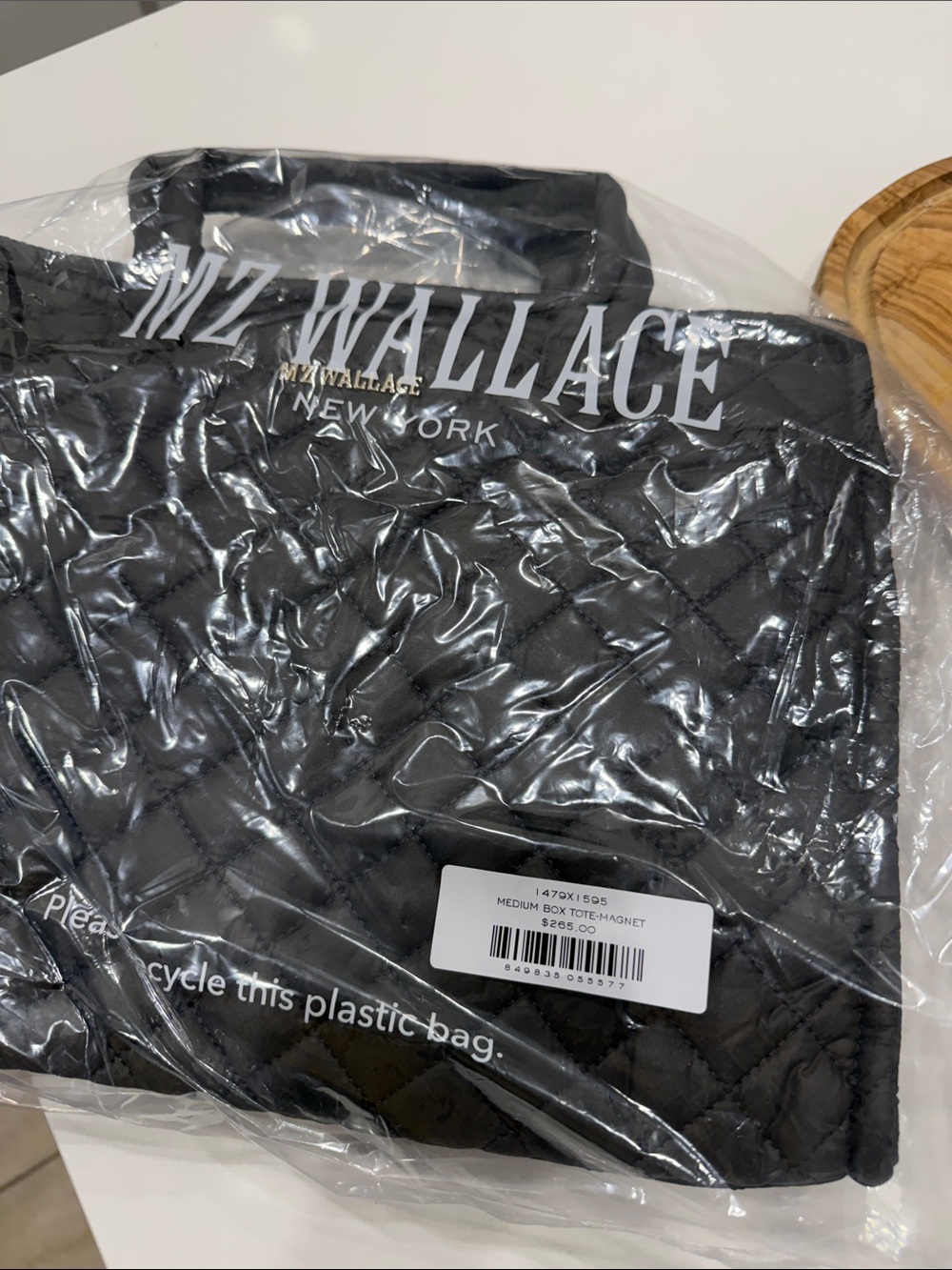 MZ Wallace Black Quilted Toiletry Bag - Picture 4 of 4